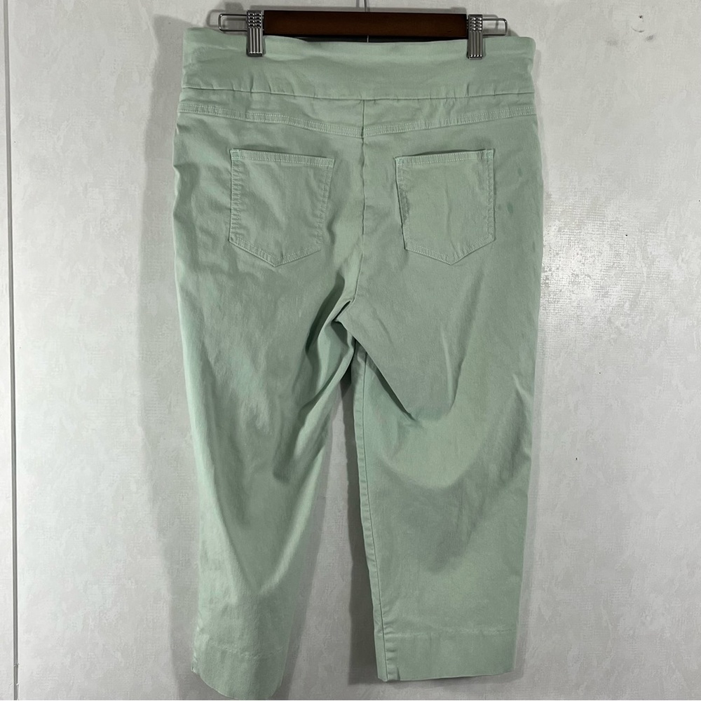 Ruby Rd. Mint Pull On Mint Green Capris Jeans - image 3
